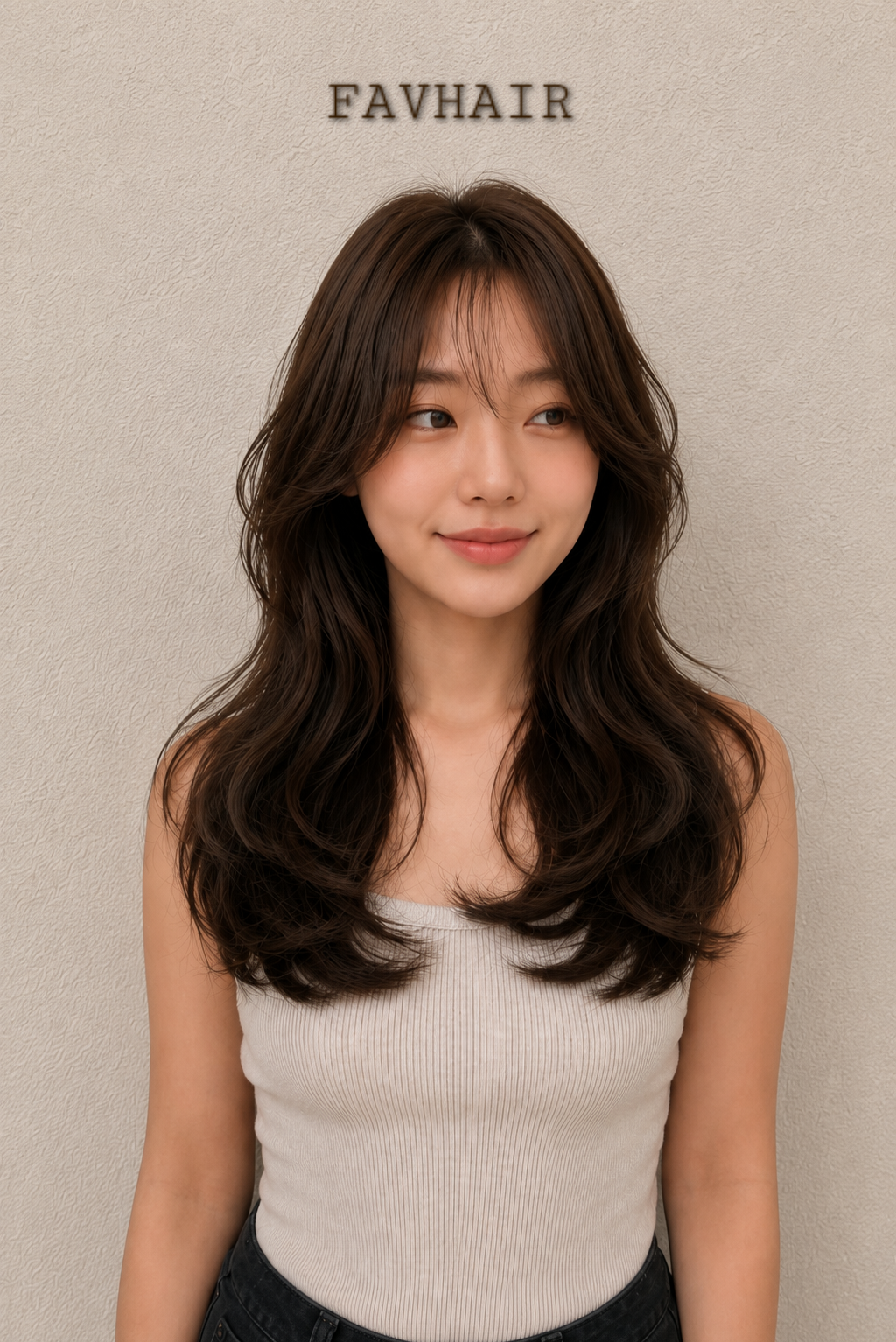 페이스라인 롱 레이어드